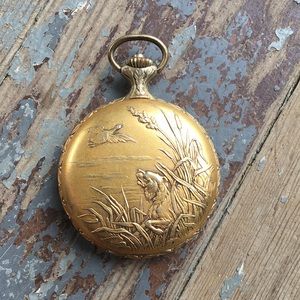 Vintage Andre Rivalle 17 Jewels Swiss Made pocket watch